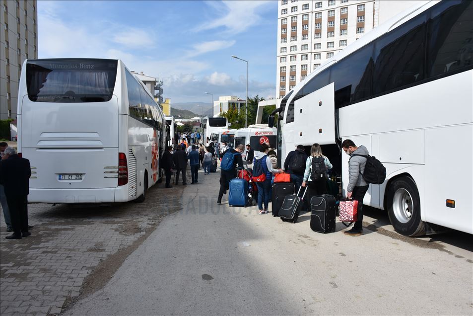 Kırıkkale'de karantina süresi dolan 336 kişi evlerine gönderiliyor