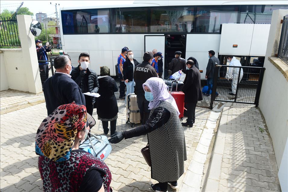 Almanya'dan getirilen Türk vatandaşlarının Giresun'daki karantina süresi tamamlandı