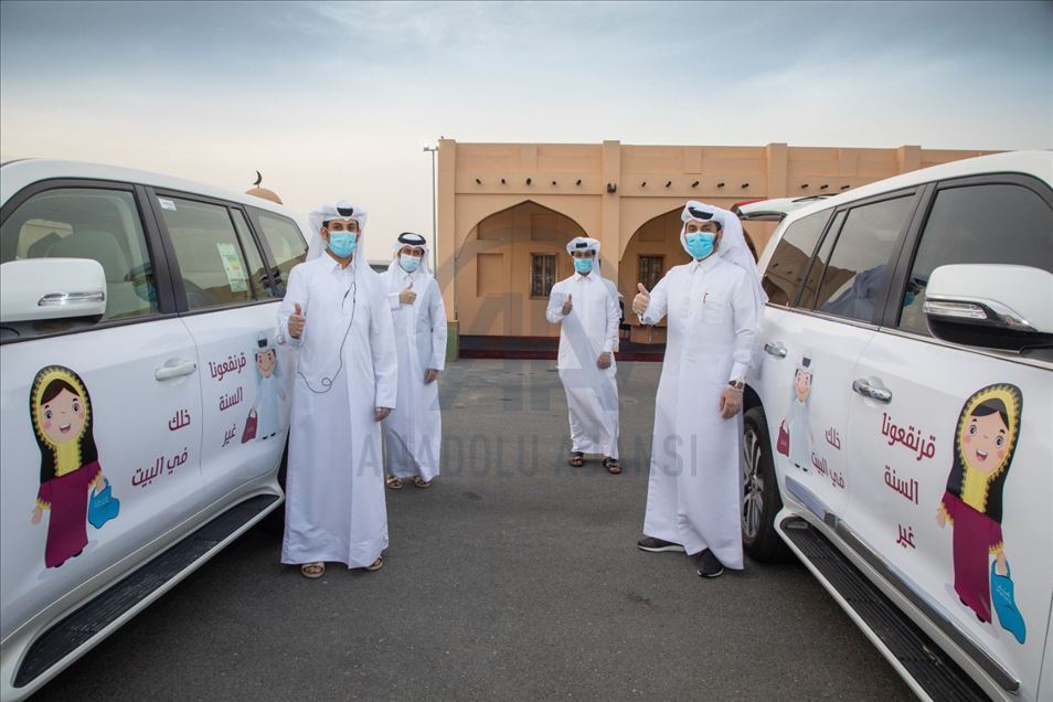 "قرنقعوه".. فرحة تزور أطفال قطر احتفالا بصيام نصف رمضان