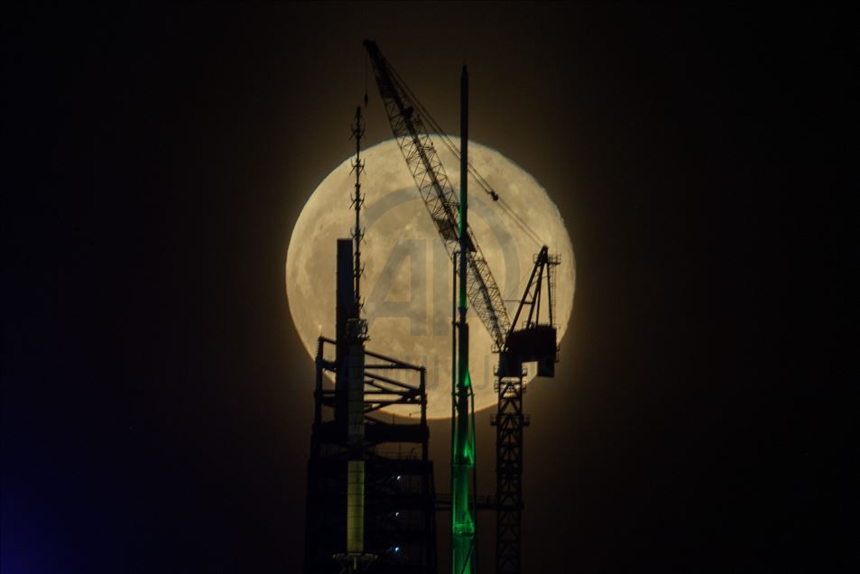 First full moon of the month in New York City