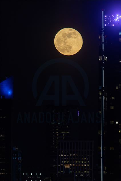 First full moon of the month in New York City