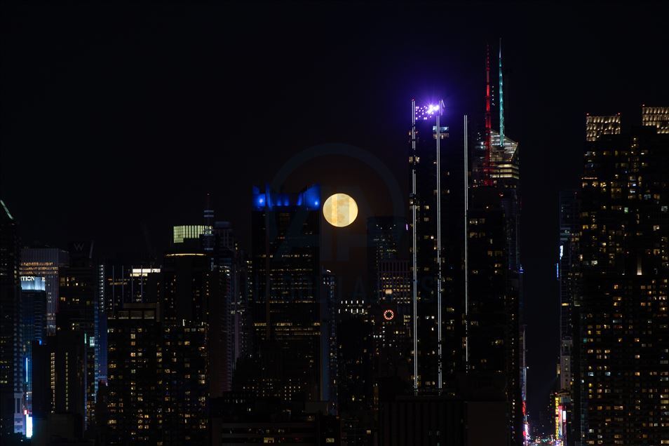 First full moon of the month in New York City
