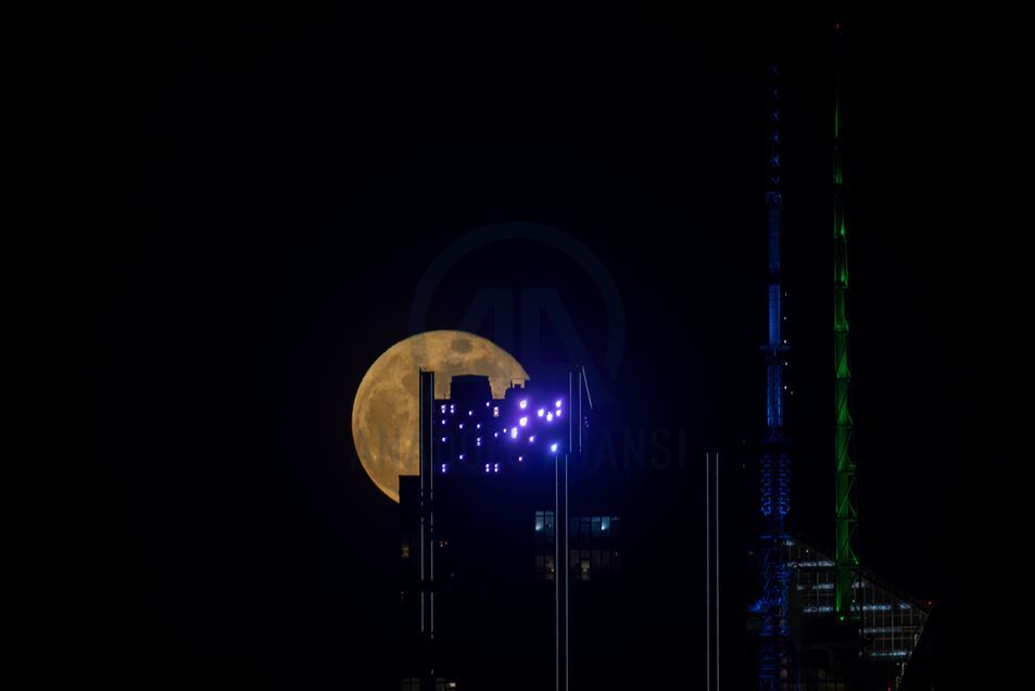 First full moon of the month in New York City