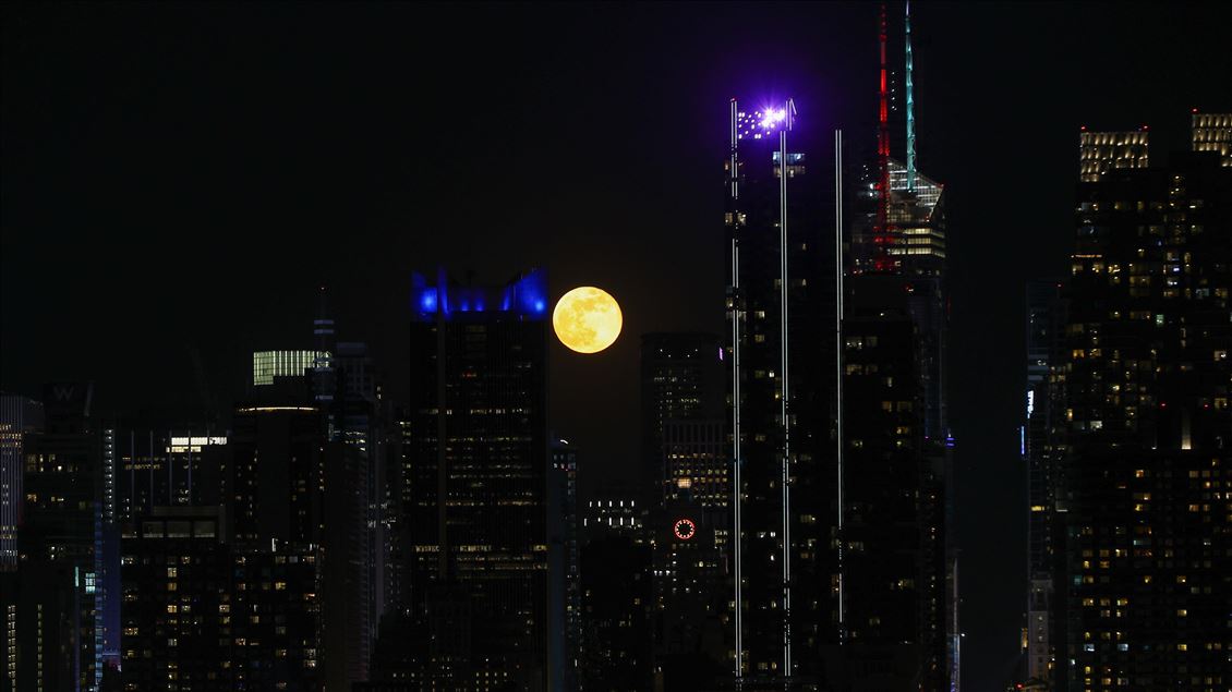 First Full Moon Of The Month In New York City Anadolu Agency first-full-moon-of-the-month-in-new-york-city-anadolu-agency