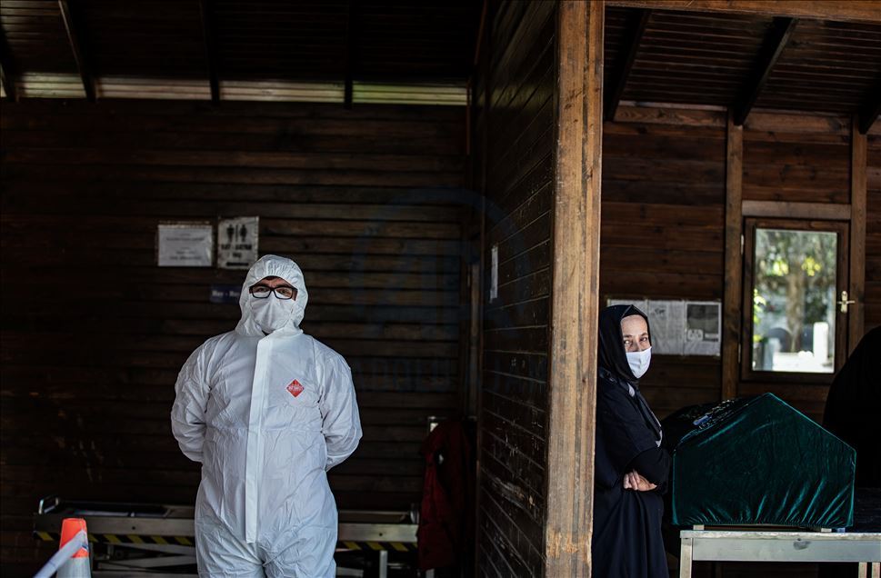 Kovid -19'dan ölenlerin cenaze işlemleri dini usullere uygun yapılıyor