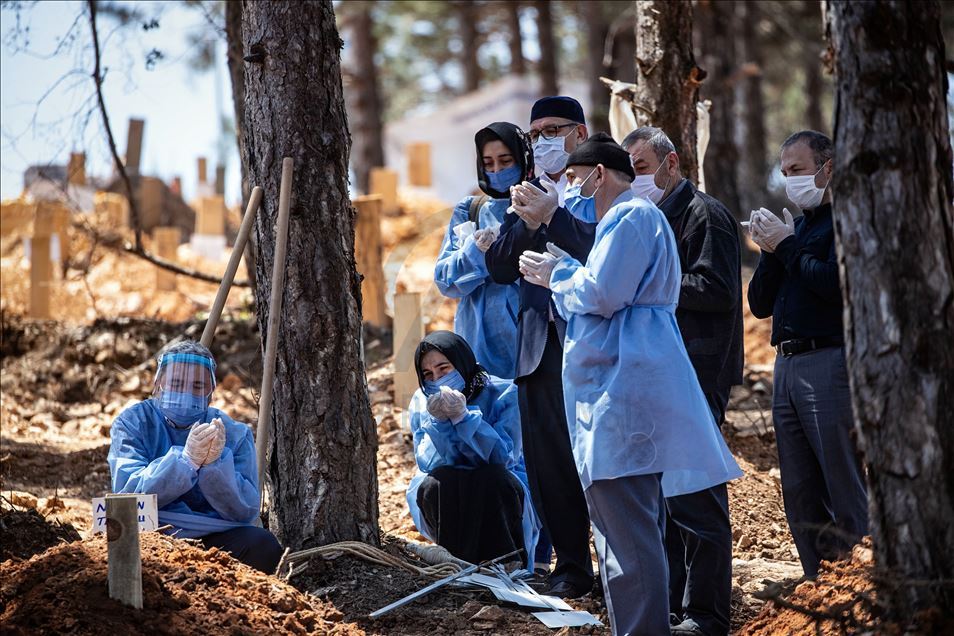 Kovid -19'dan ölenlerin cenaze işlemleri dini usullere uygun yapılıyor