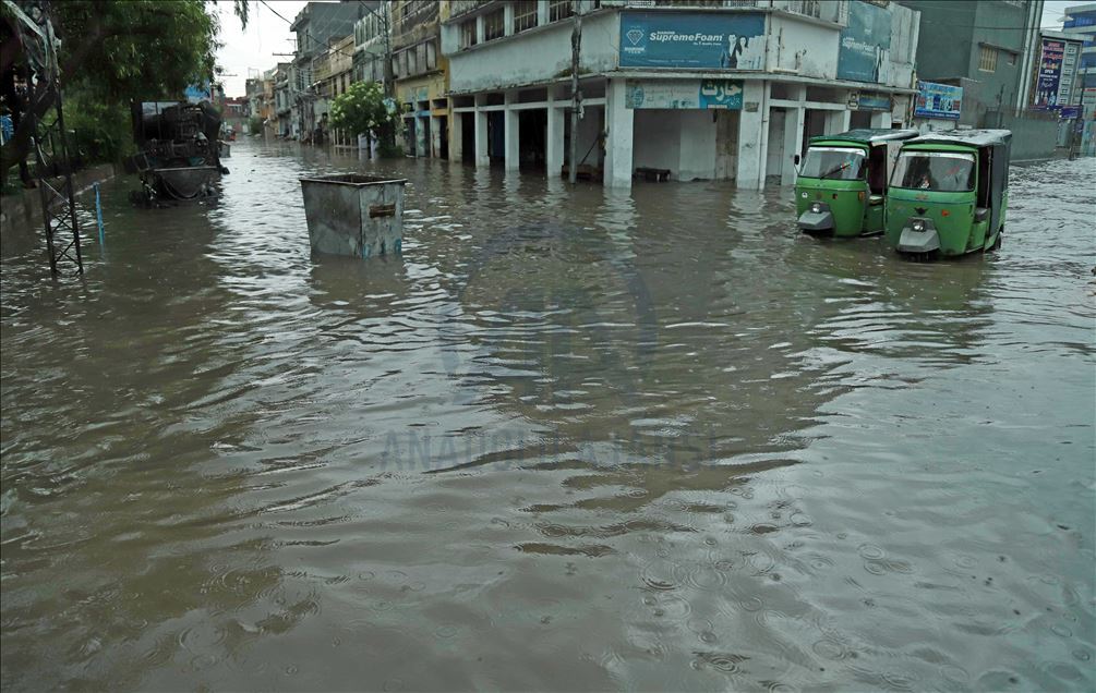 Heavy rain in Rawalpindi