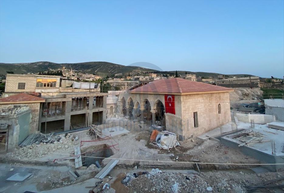 تركيا ترمم مقام "النبي هوري" ومسجد في عفرين السورية