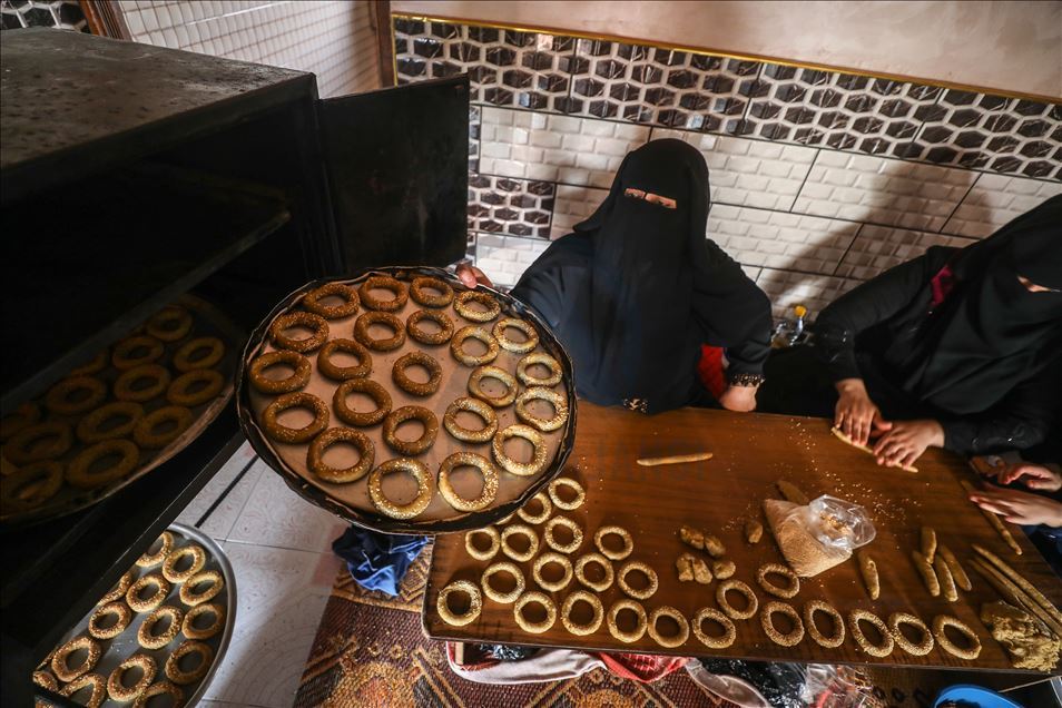 Preparaciones en Gaza para el Eid al-Fitr, la fiesta de la ruptura del ayuno cuando finaliza Ramadán 