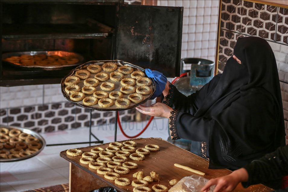 Preparaciones en Gaza para el Eid al-Fitr, la fiesta de la ruptura del ayuno cuando finaliza Ramadán 