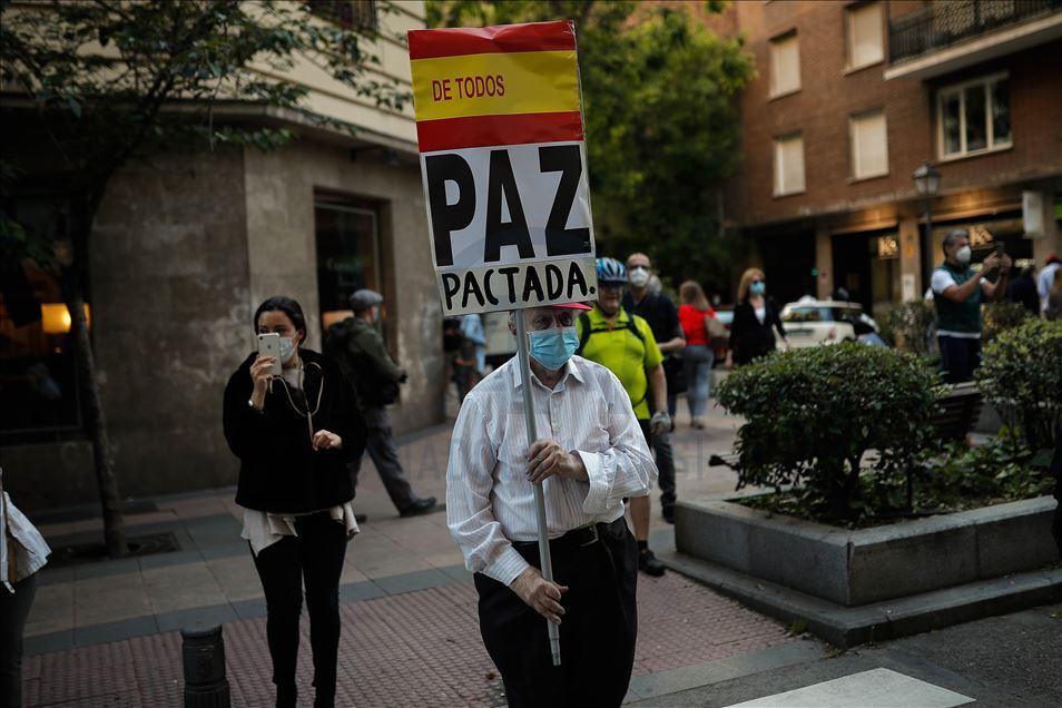 İspanya'da hükümet karşıtı gösteri