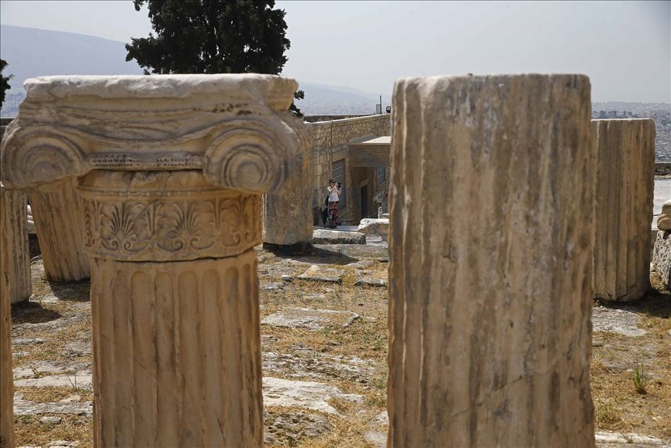 Así se registró la reapertura de sitios arqueológicos en Grecia