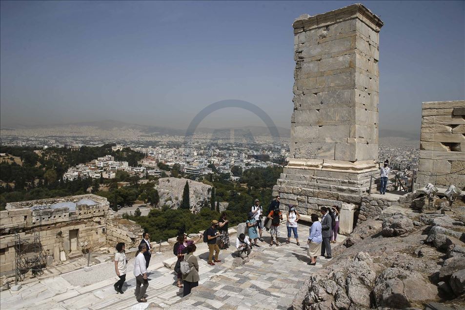 Así se registró la reapertura de sitios arqueológicos en Grecia