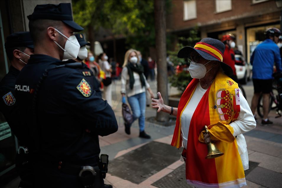 Anti-government protest in Spain