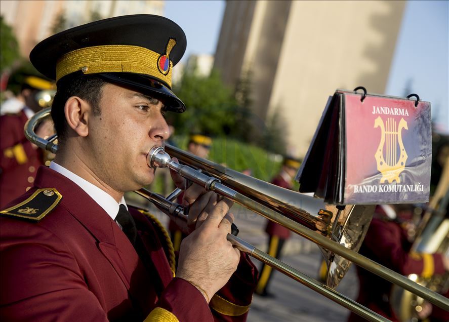 Başkentte Jandarma Bando Birliğinden 19 Mayıs'a özel konser