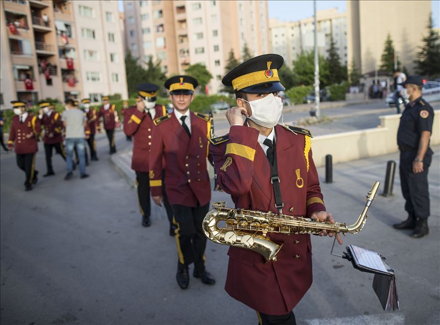 Başkentte Jandarma Bando Birliğinden 19 Mayıs'a özel konser