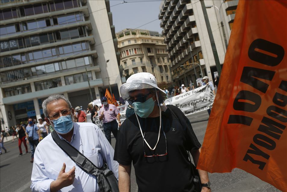 Protestas contra las reformas educativas en Grecia