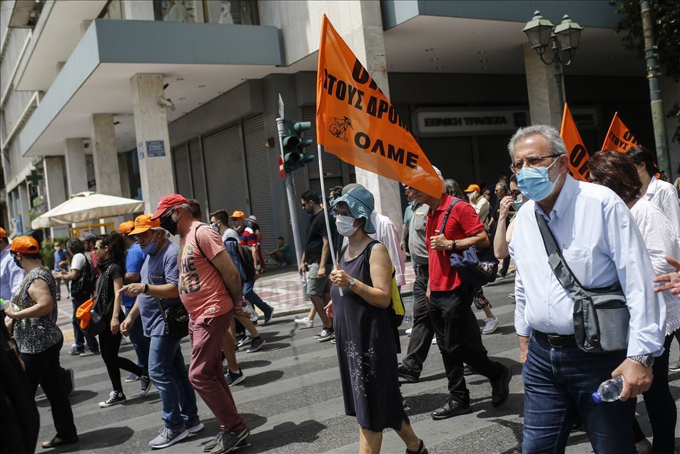 Protestas contra las reformas educativas en Grecia