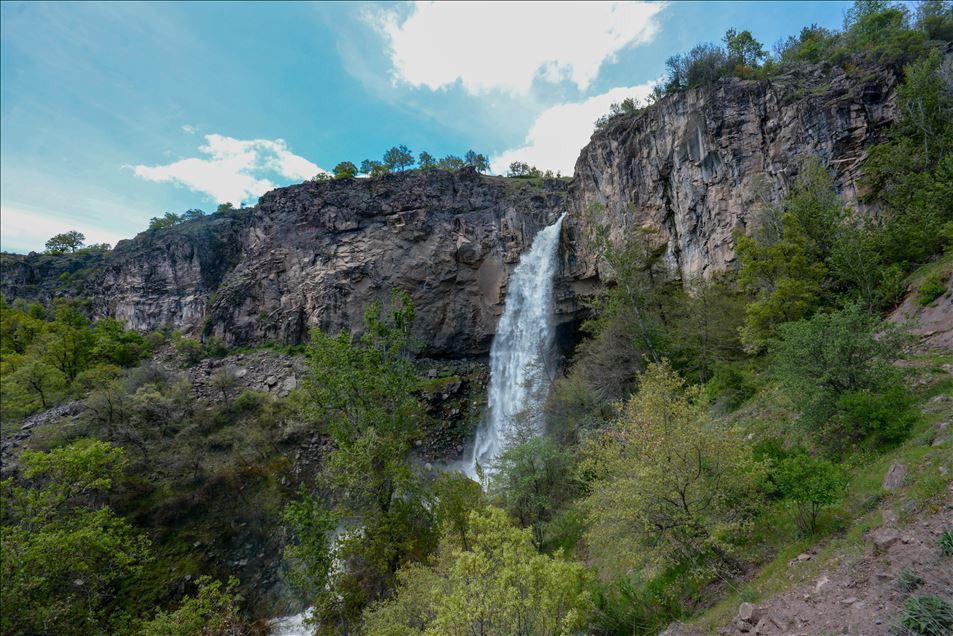 Caglayan Waterfall in Turkey's Giresun