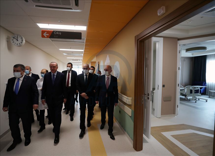 Başakşehir Çam ve Sakura Şehir Hastanesinin açılış töreni