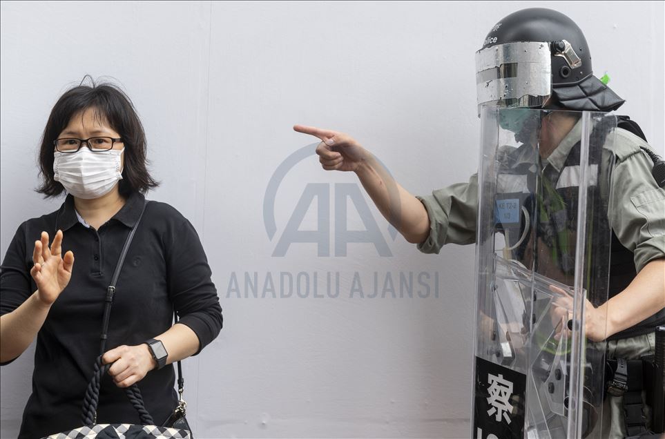 Hong Kong'da Çin'in yeni güvenlik yasası girişimi protesto edildi