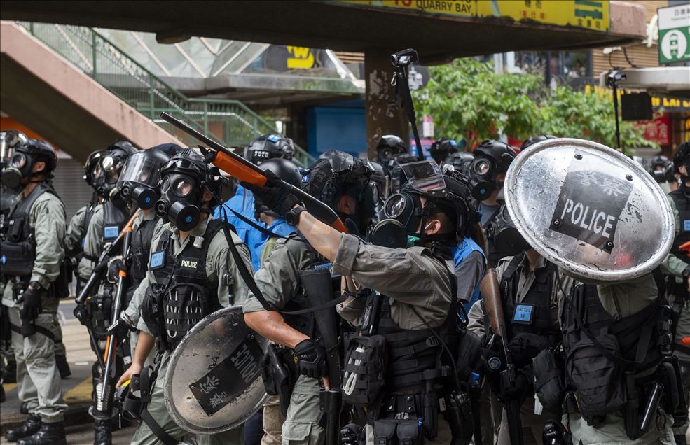 Hong Kong'da Çin'in yeni güvenlik yasası girişimi protesto edildi