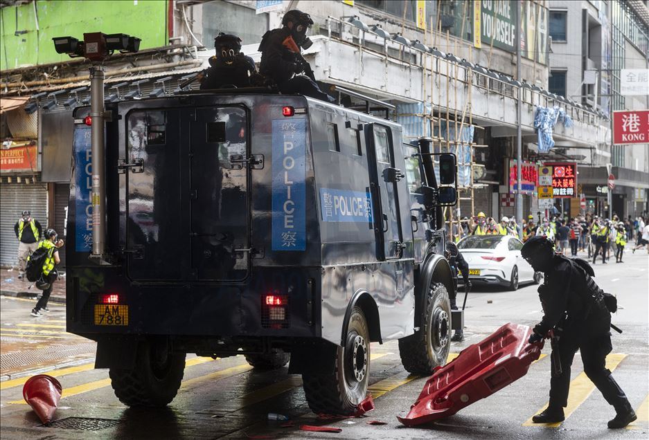Hong Kong'da Çin'in yeni güvenlik yasası girişimi protesto edildi