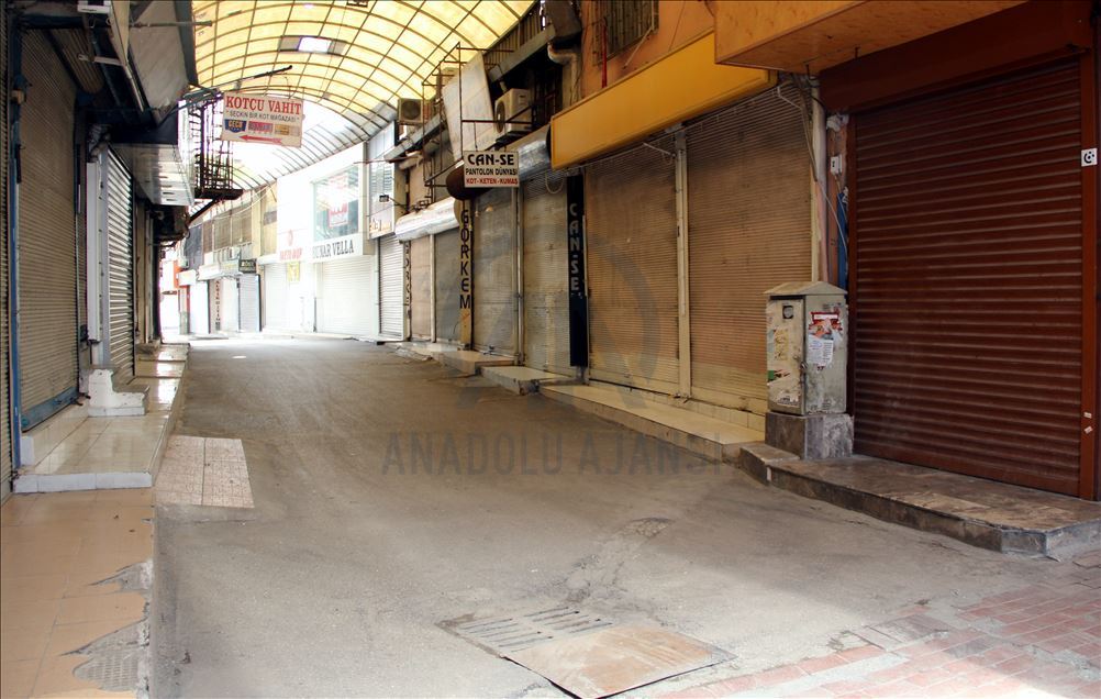 Doğu Akdeniz'de Ramazan Bayramı'nın son gününde sokaklar boş kaldı
