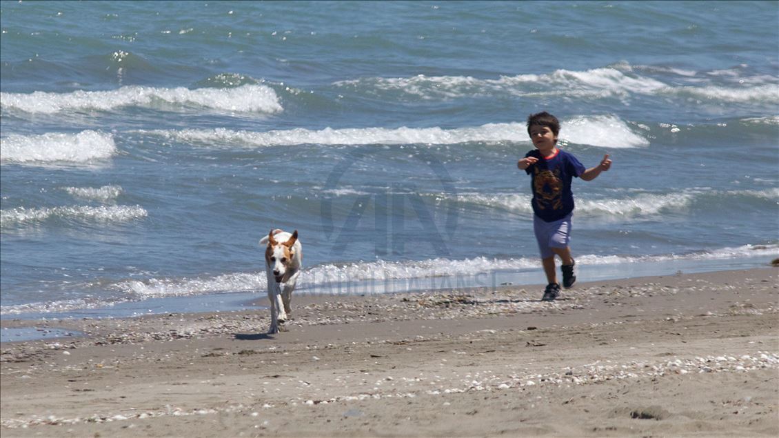 Samsun'da 14 yaş altı çocuklar park, yeşil alanlar ve sahilde eğlendi


