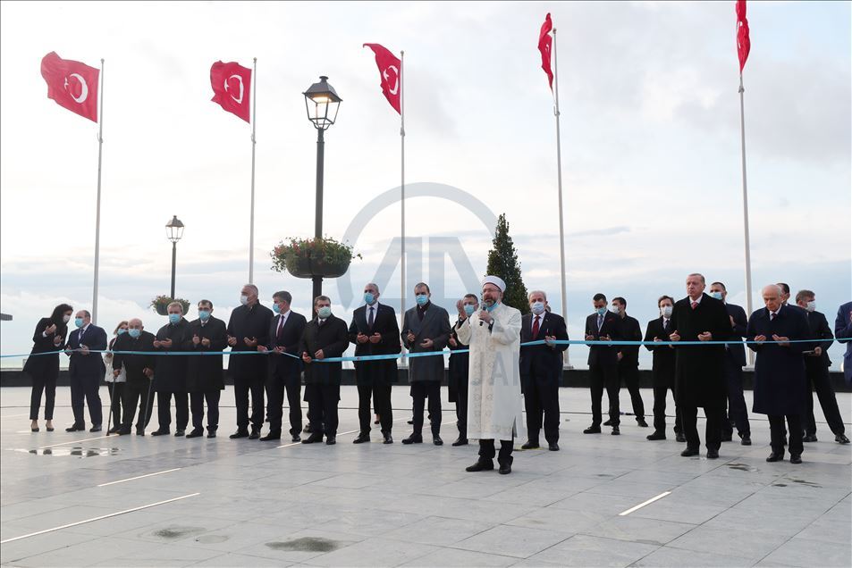 مرسم افتاحیه جزیره «دموکراسی و آزادی» ترکیه برگزار شد