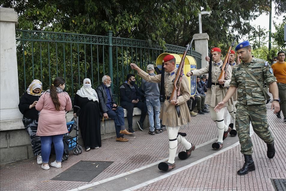 Yunanistan'da mültecilerden gösteri