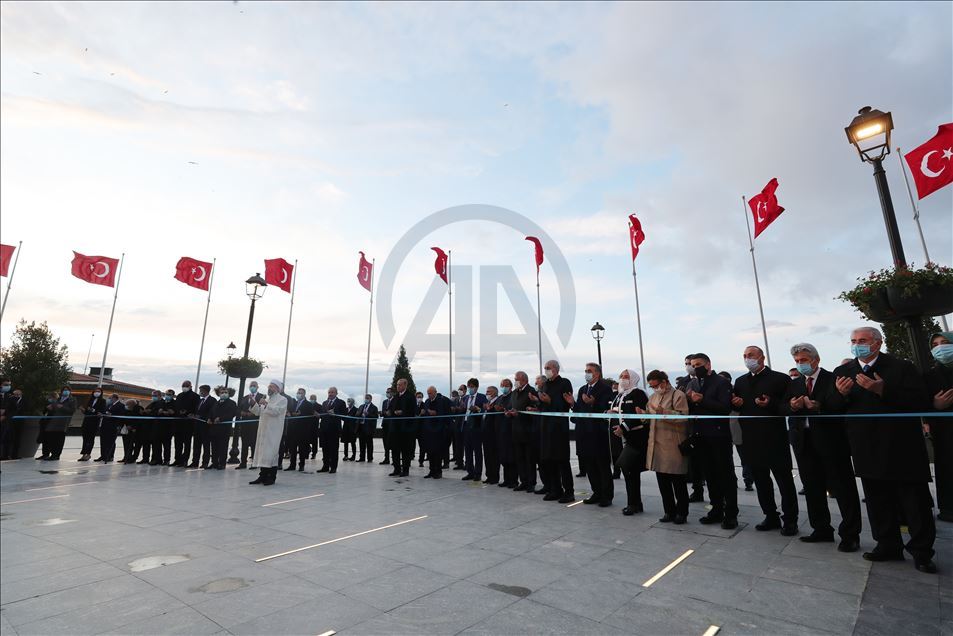 مرسم افتاحیه جزیره «دموکراسی و آزادی» ترکیه برگزار شد