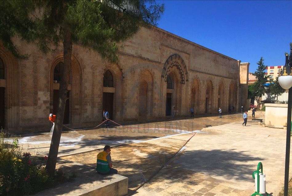 800-year-old ancient mosque disinfected in Mardin