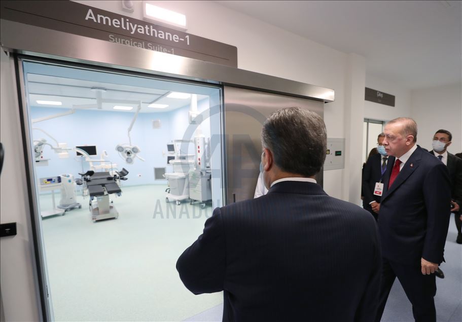 Erdogan na otvaranju Bolnice “Prof. Dr. Feriha Oz“ u Istanbulu