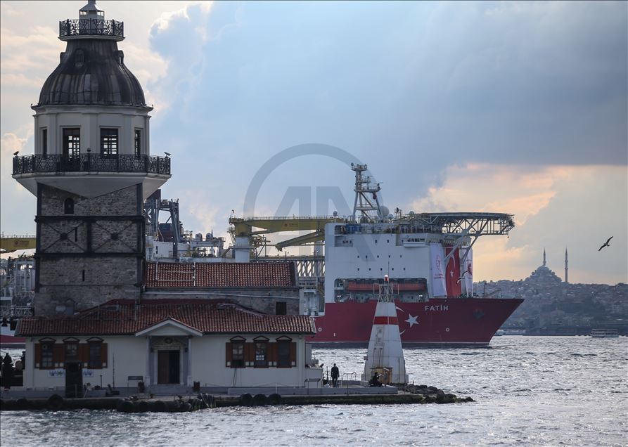 کشتی حفاری «فاتح» ترکیه را به دریای سیاه اعزام شد