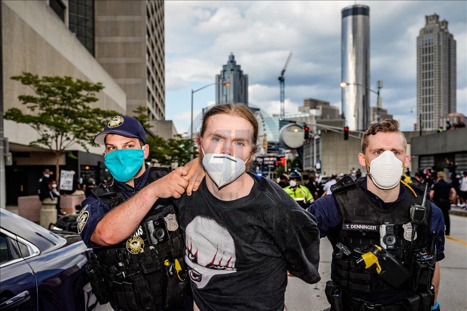 Protests continue over the death of George Floyd in Atlanta