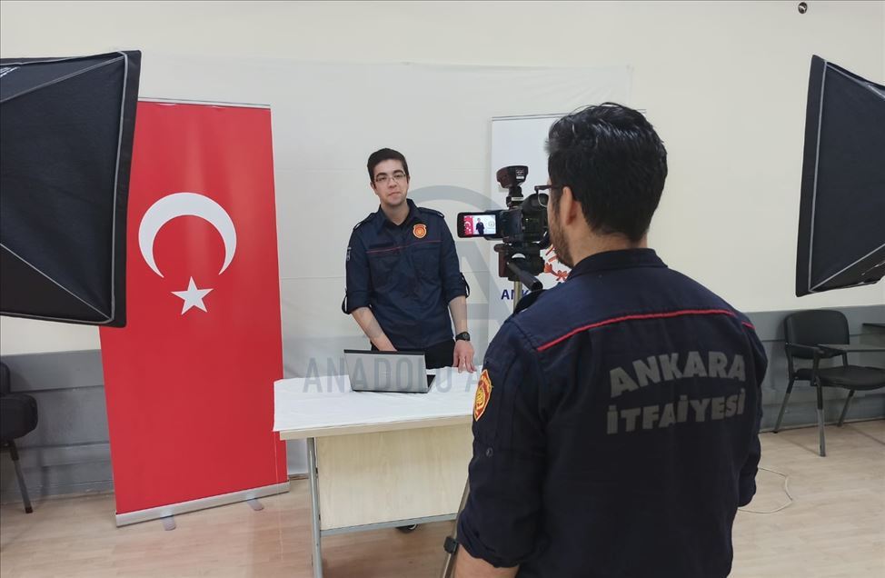 Ankara İtfaiyesi uzaktan eğitim sistemine geçecek
