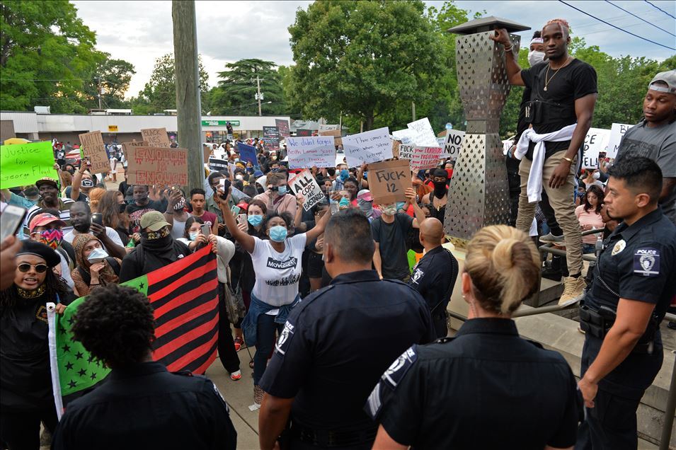 Protests continue over the death of George Floyd in Charlotte