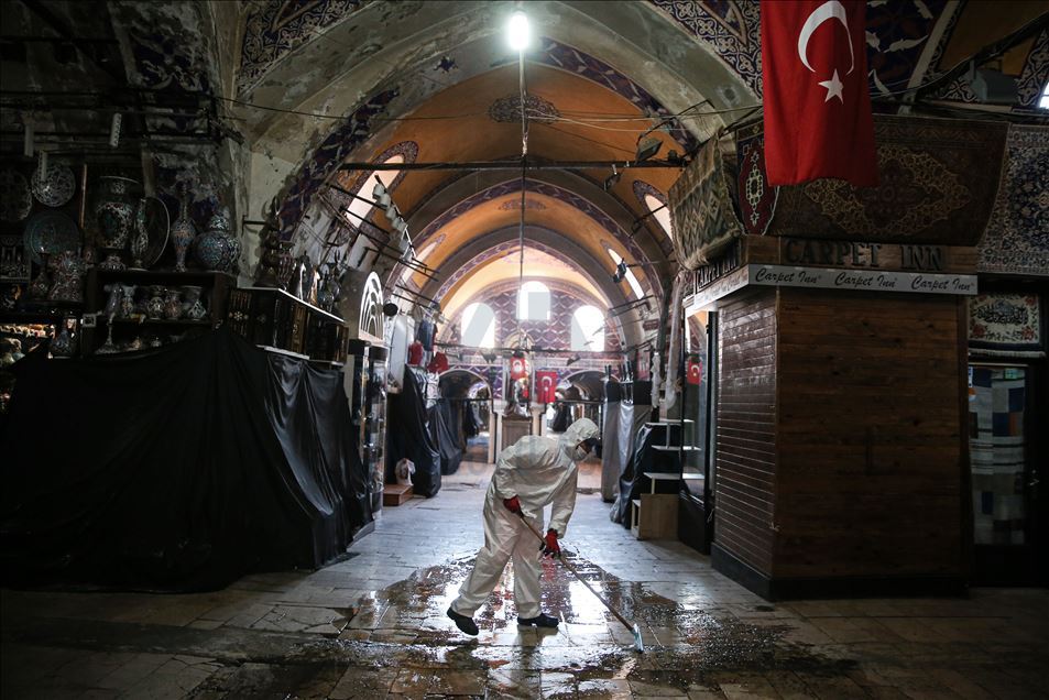 Çarshia historike e Stambollit përgatitet për hapjen më 1 qershor
