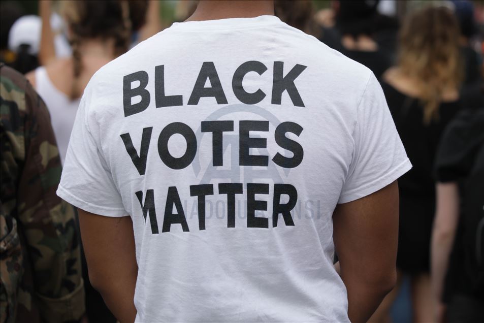 Protesters gather in Washington for George Floyd
