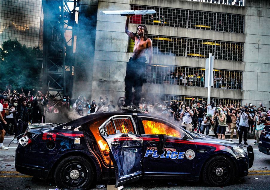 Protests continue over the death of George Floyd in Atlanta