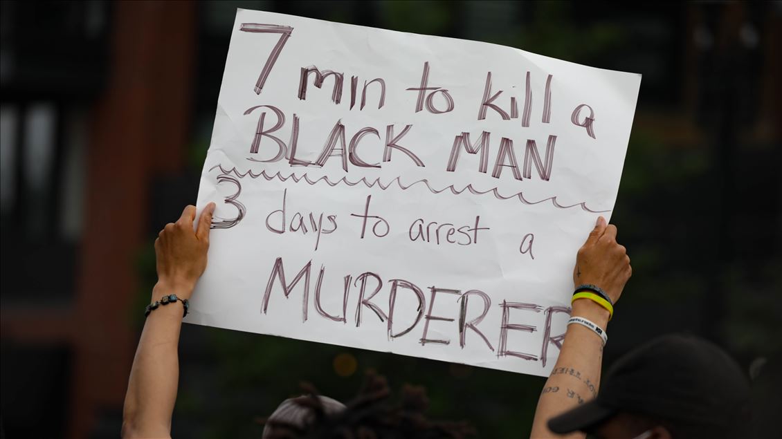 Protesters gather in Washington for George Floyd
