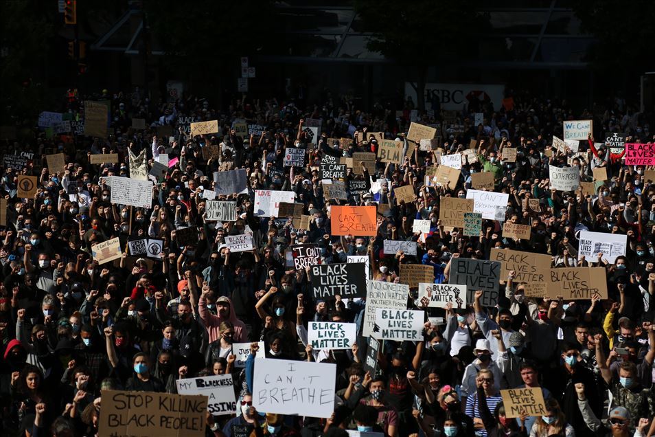 Kanada'da George Floyd protestosu