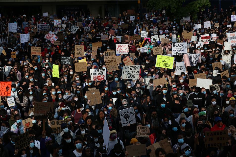 Kanada'da George Floyd protestosu
