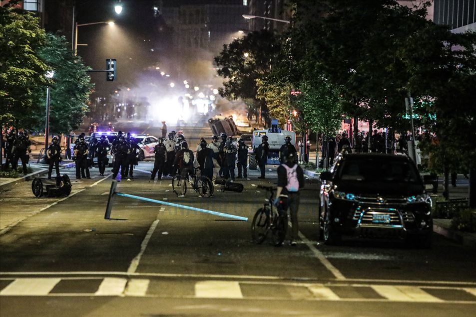 Impactantes imágenes en Washington DC de las protestas por la muerte de George Floyd