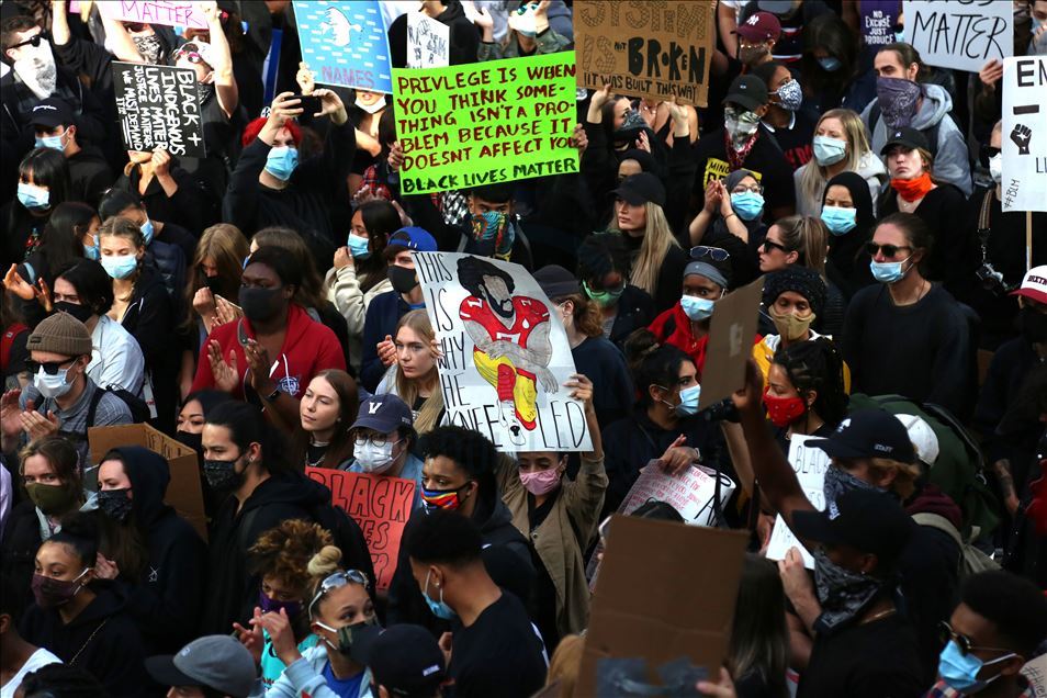 Kanada'da George Floyd protestosu