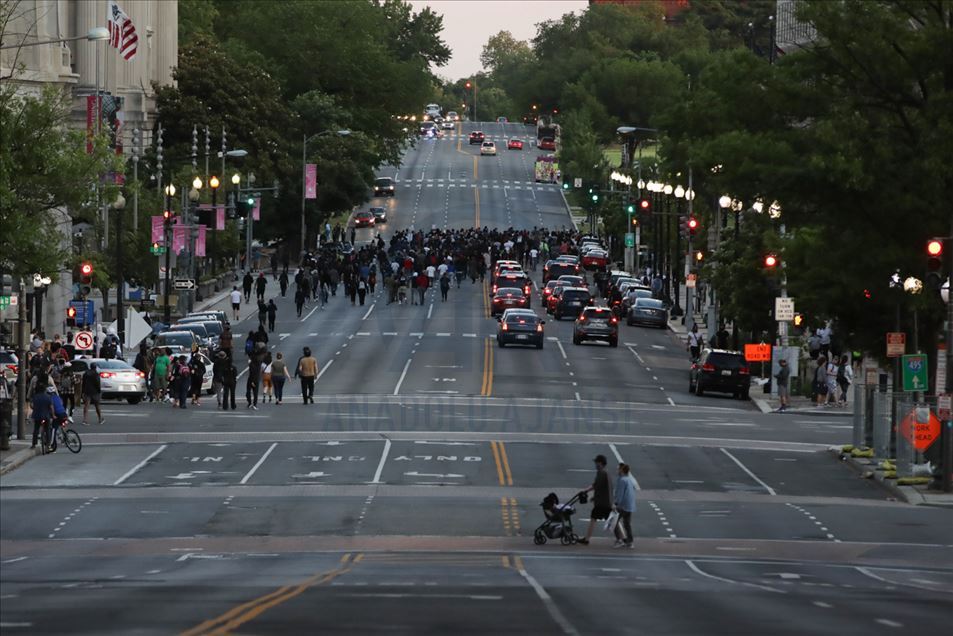 Impactantes imágenes en Washington DC de las protestas por la muerte de George Floyd