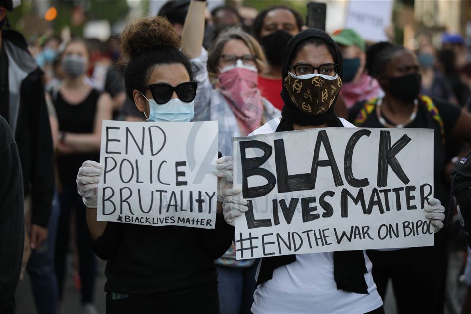 Protest over the death of George Floyd in Washington