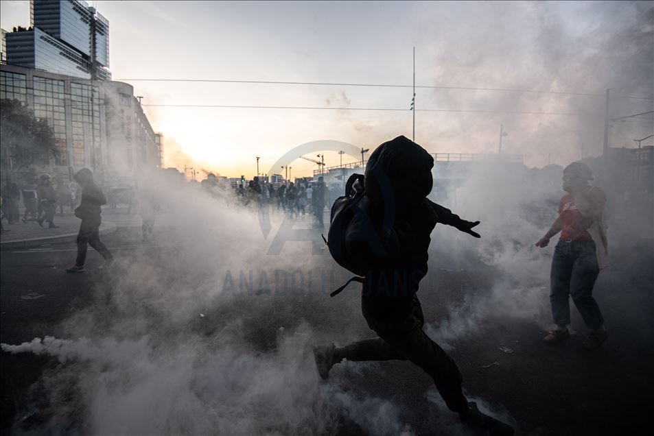 The Adama Traoré collective demonstrated infront of the TGI of Paris