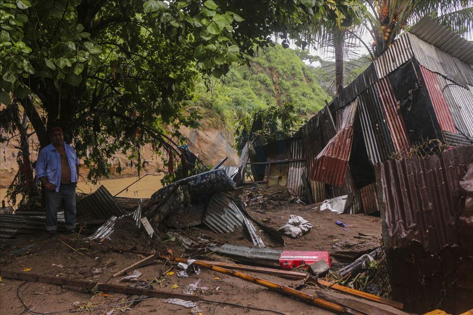 Consecuencias de la tormenta tropical Amanda en El Salvador Anadolu